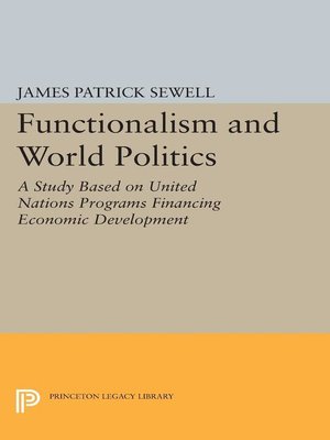 cover image of Functionalism and World Politics